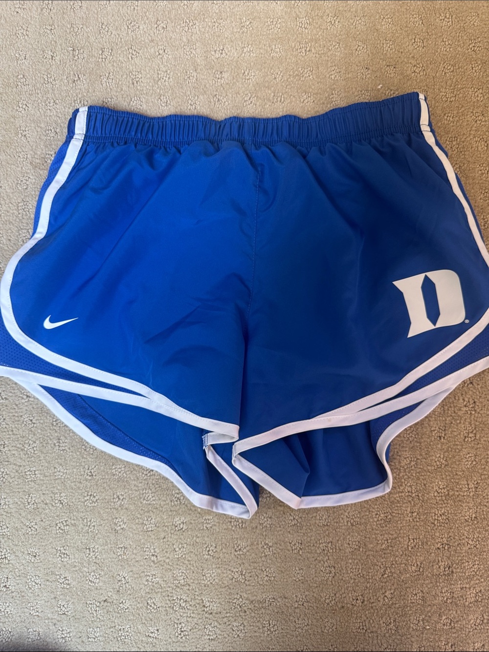 Nike Women’s Royal Blue Athletic Shorts with White Trim